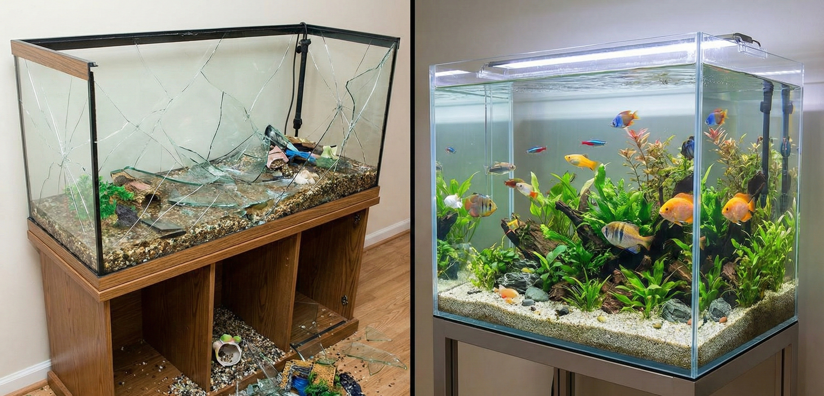 กระจกกับอะคริลิค